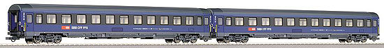 Set of 2 Passenger car 2nd classs<br /><a href='images/pictures/Roco/64040.jpg' target='_blank'>Full size image</a>